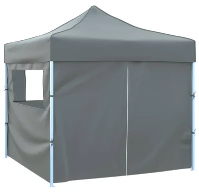 Image de vidaXL Tente de réception anthracite 291 x 291 x 315 cm Tissu Oxford