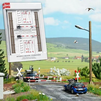 Immagine prodotto di Busch 6020 - Attraversamento ferroviario per linee secondarie HO