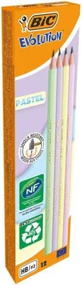 Immagine prodotto di Bic 518307 Matita BIC Evolution PASTEL, durezza: HB, assortita