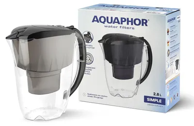 Obrázek produktu pro Jednoduchý Filtrační Kánový Filtr, 2,8 L, Černý - Aqu 516577