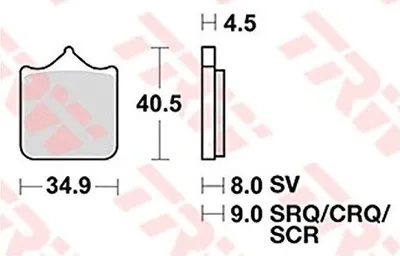 Imagen del producto de Disco de freno TRW, modelo "MST268RAC"