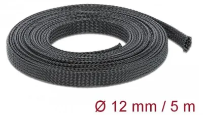 Produktbild von DeLOCK 18849, Schwarz, Polyester, V-2, 1,2 cm, 1 Stück(e), China