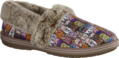 Produktbild von Skechers Bobs Too Cozy 33347-MLT Hausschuhe, Damen, Textil, Bunt, Warmfutter - Haus - hüttenschuhe Damen Hausschuhe, Mehrfarbig