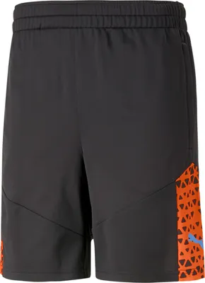 Produktbild von Puma individualCUP Fußball Trainingsshorts Herren schwarz orange Gr L