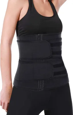 Obrázek produktu pro Waist Trainer,Waist Belt Slimming,Waist Belt Sweat Belt,Fitness Belts,Sports Belt,Sweat Belt for Fat Burning, nastavitelný břišní pás pro hubnutí pro muže a ženy-XXL