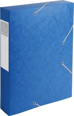 Immagine prodotto di Scatola per archiviazione Exacompta Cartobox DIN A4 blu, dorso da 60 mm