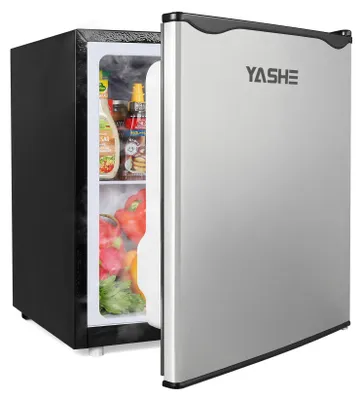 Image de Mini Réfrigérateur 52L, Mini Congélateur, Petit Frigo,Argent