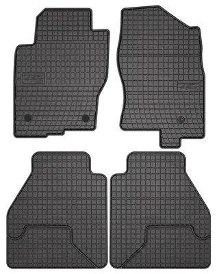 Produktbild von Gummi-Fußmatten für Nissan Pathfinder R51 2004-2014 (SUV) – 4-tlg, Schwarz, passgenau – Wielganizator SolidPRO