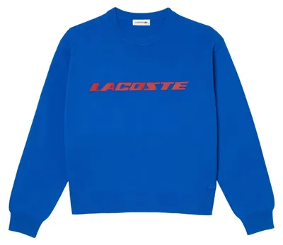 Produktbild von Lacoste Damen Strickpullover AF2229 Baumwolle Blau Pullover XS
