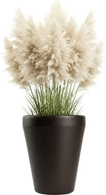 Immagine prodotto di HowHomely | Vaso per piante - Vaso da fiori - marrone - L39xH51 cm - Coprivaso - Fioriera - Facile da pulire