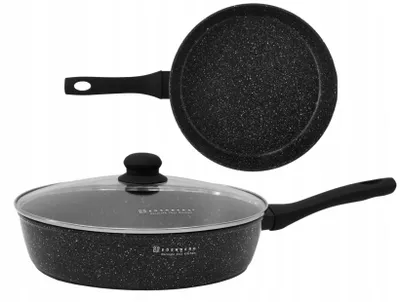 Produktbild von Edenberg Tiefe Pfanne 24cm mit Deckel Induktion & Gas