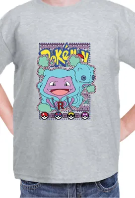 Produktbild von Kinder T-Shirt Japan Manga Anime Comics Pokemon 030, / Grau