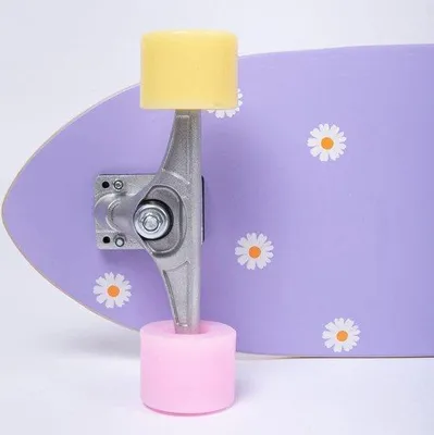 Produktbild von Skateboard für Erwachsene – Surf-Skate mit einer Härte von 80AB für Anfänger – ABEC-7 Longboard-Skateboard