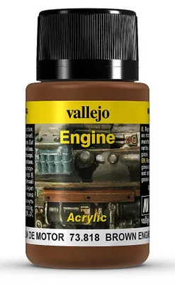 Produktbild von Vallejo 73.818 - Braune Rußflecken, 40 ml