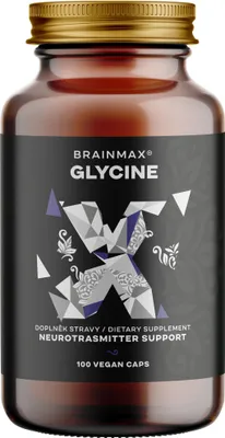 Obrázek produktu pro BrainMax Glycine 975 mg, 100 rostlinných kapslí