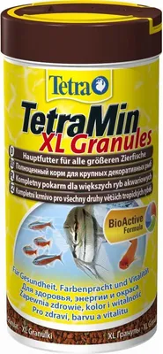 Productafbeelding van TETRA TetraMin XL Granulaat 250 ml - Voer in korrels voor aquariumvissen, merk Tetra