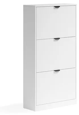 Image de Benne à chaussures Vicco Gizmo Blanc 59x112cm avec 3 compartiments, Model 59627