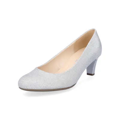 Produktbild von Gabor Damen Glitzer Pumps silber metallic