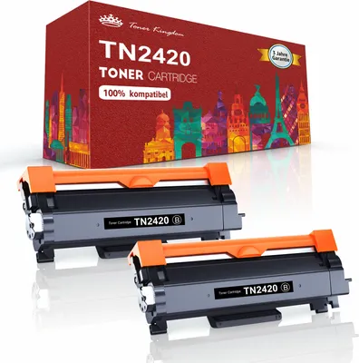 Produktbild von 2 XXL Toner Kompatibel für Brother TN2420 TN 2420 MFC L2710DN L2750DW HL L2350DW L2730DN DCP L2530DW