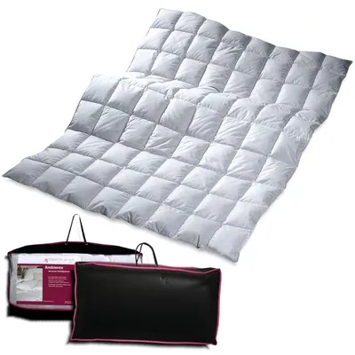 Productafbeelding van Centa Star Extra Licht, wollen deken met donsvulling, afmeting 8x10, maat 135x200 cm, kleur wit, zuiver dons