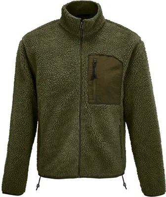 Produktbild von SOLS - "Fury" Fleecejacke für Herren/Damen Uni PC5378 (S) (Army-Grün/Dunkle Armee)