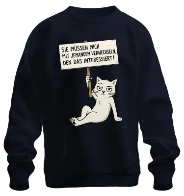 Zdjęcie produktu dla Musimy się pomylić. (Wyrażenie) Sarkazm. Bluza z kapturem, granatowa, rozmiar XXL
