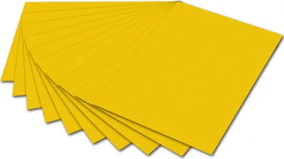 Produktbild von Tonpapier 50x70cm goldgelb FOLIA 6715 E 130g