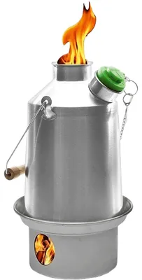 Immagine prodotto di "Bollitore Kelly Kettle® in acciaio inossidabile, modello "Scout", capacità 1,2 litri."