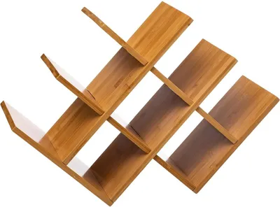 Immagine prodotto di Portabottiglie in bambù per 8 bottiglie