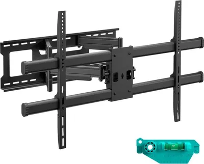 Image de Support Mural TV ONKRON M10-B Pivotant 42-120 pouces Poids Maximum 100Kg Noir