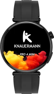 Pro 4 Mini (2026) – Elegante Schwarze Smartwatch