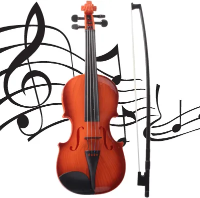 Produktbild von Musikinstrument Bildung Spielzeug Mini Violine für Kinder(Brown)