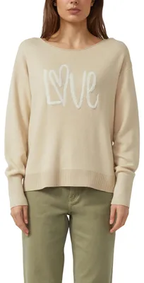 Produktbild von s.Oliver 2174885.81X2.36, Pullover, Erwachsener, Weiblich, Beige, Lockere Passform, Langärmlig