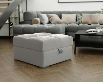 Produktbild von Masseno Polsterhocker MIZA Pouf Beige 65x65 cm