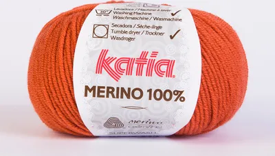 Produktbild von MERINO 100% von Katia -  (20) - 50 g / ca. 102 m Wolle