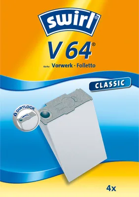 Obrázek produktu pro Swirl V 64 speciální papírový sáček do vysavače klasický z papíru