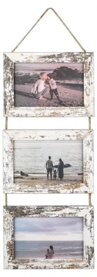 Fotolijstcollage für 3 Fotos, 15x10 cm, Holz, Acryl, faltbar