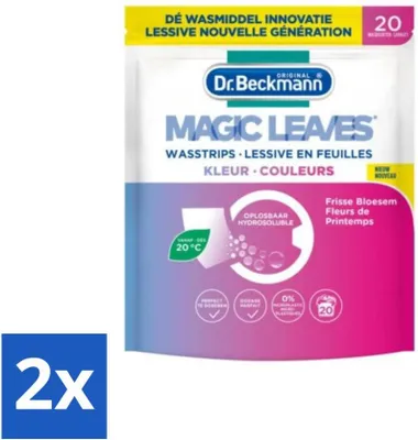 Zdjęcie produktu dla Dr. Beckmann Chusteczki do prania, kolorowe, 20 sztuk – opakowanie ekonomiczne – 2 sztuki