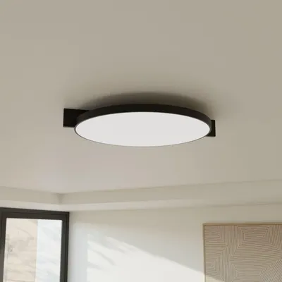 Produktbild von LUMIÈRE Design Deckenleuchte 'Resa' 34cm LED warmweiß CRI 95 Schwarz