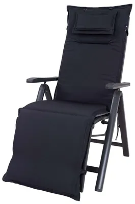 Produktbild von Auflage Relaxliege Toronto 90671-700 grau-weiß kariert 170x52x6,5 cm Sun Garden