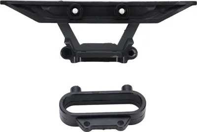 Productafbeelding van RC-auto achterbumper en bevestiging, onderdeelnummer 16103-6012, plastic vervangingsonderdeel voor radiografisch bestuurbare modellen
