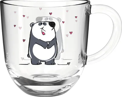Obrázok produktu pre Detský pohár s uchom 280 ml, panda