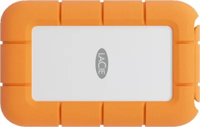Zdjęcie produktu dla LaCie STND1000400, 1 TB, USB Type-C, 3.2 Gen 1 (3.1 Gen 1), Szary, Pomarańczowy