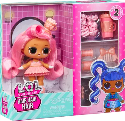 Produktbild von L.O.L. Surprise! Hair Hair Hair Dolls Asst in PDQ, Mini-Puppe, Weiblich, 4 Jahr(e), Junge/Mädchen, Gemischte Farben