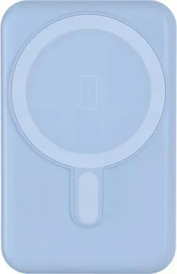 Produktbild von BigBen Connected, Powerbank USB A / USB-C 10W 5000mAh Induktion MagSafe kompatibel, Blau
