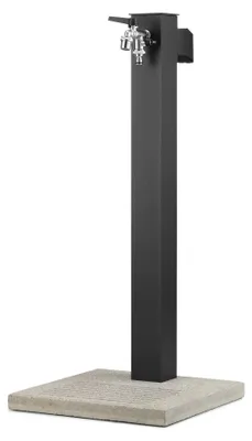 Immagine prodotto di Fontana da Giardino con Rubinetto Base e Portagomma Belfer 42/QRRB Antracite