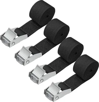 Produktbild von Spanngurte mit Klemmschluss 1m schwarz für Autodachträger