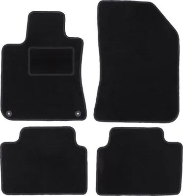 Produktbild von Schwarze Veloursmatten für: Peugeot 308 II Fließheck (2013-)