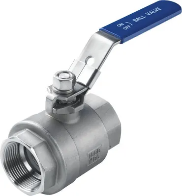 Immagine prodotto di Valvola a sfera in acciaio inox 316 a 2 vie 11/2" BSP