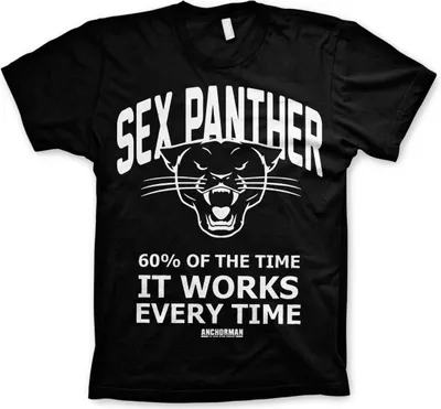Produktbild von Panther T-Shirt - X-Large - Black